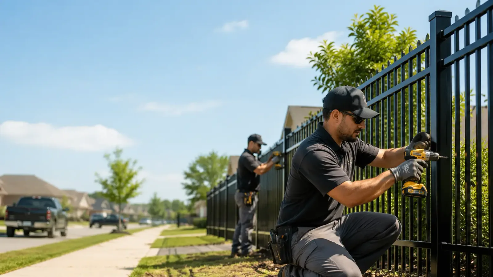 Metal Fence Installation in Canton, CT